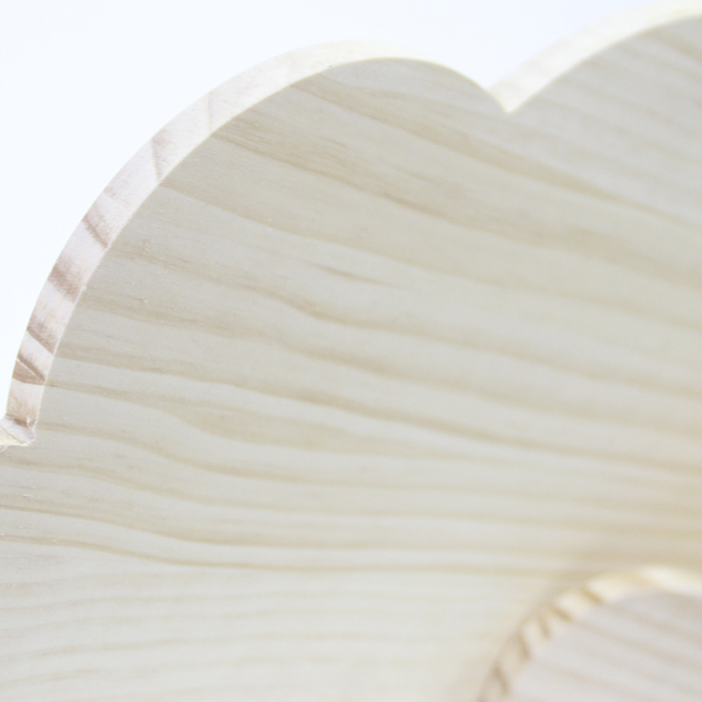 NUBES DECORATIVAS EN MADERA DE PINO - Venta y alquiler de letras para